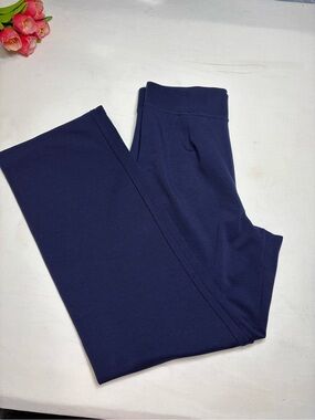 Modern Soul NewStretch
Navy Blue Wide Leg Pants Pull On Small Stretch Knit